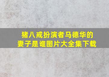 猪八戒扮演者马德华的妻子是谁图片大全集下载