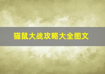 猫鼠大战攻略大全图文