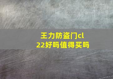 王力防盗门cl22好吗值得买吗