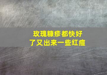 玫瑰糠疹都快好了又出来一些红痘