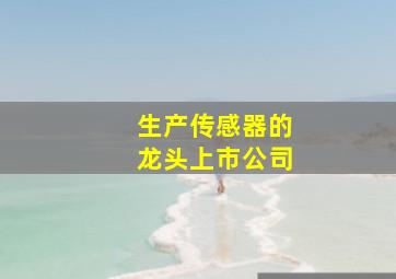 生产传感器的龙头上市公司