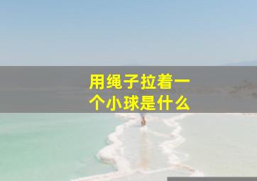 用绳子拉着一个小球是什么