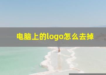 电脑上的logo怎么去掉