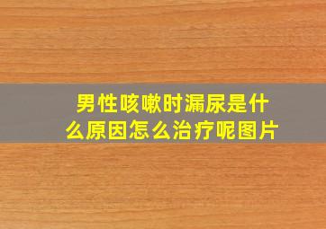 男性咳嗽时漏尿是什么原因怎么治疗呢图片