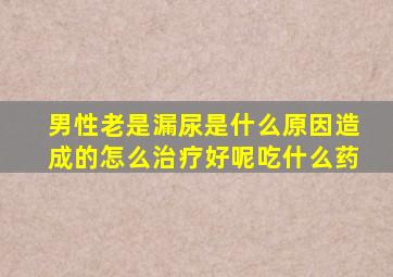 男性老是漏尿是什么原因造成的怎么治疗好呢吃什么药