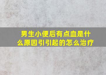 男生小便后有点血是什么原因引引起的怎么治疗