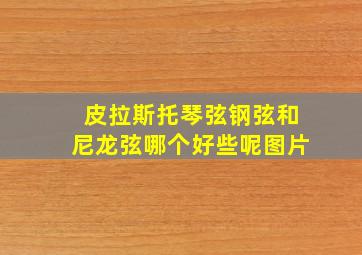 皮拉斯托琴弦钢弦和尼龙弦哪个好些呢图片