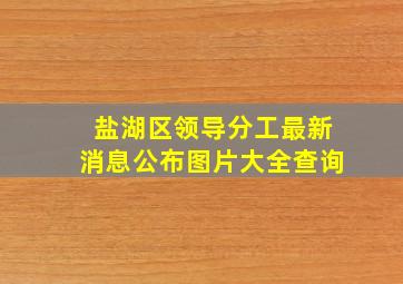 盐湖区领导分工最新消息公布图片大全查询