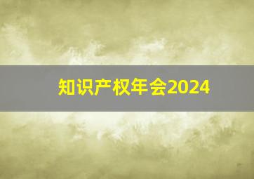 知识产权年会2024