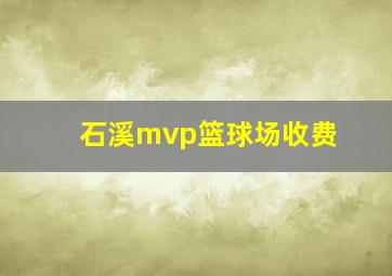 石溪mvp篮球场收费