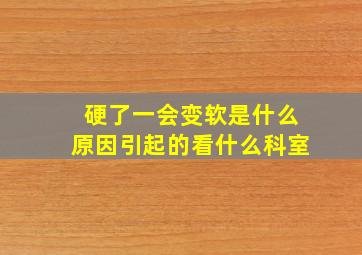 硬了一会变软是什么原因引起的看什么科室