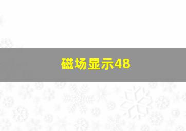 磁场显示48