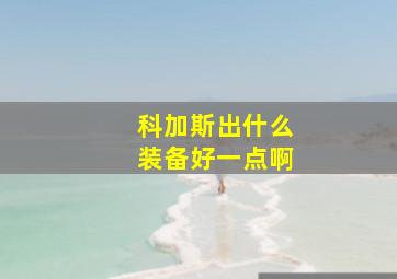 科加斯出什么装备好一点啊