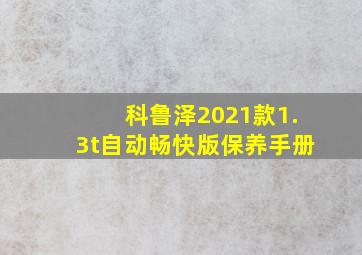 科鲁泽2021款1.3t自动畅快版保养手册