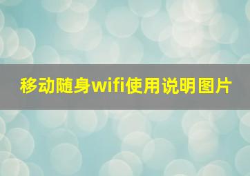 移动随身wifi使用说明图片