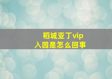 稻城亚丁vip入园是怎么回事