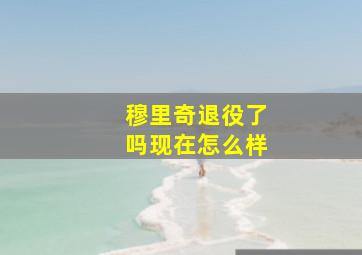 穆里奇退役了吗现在怎么样