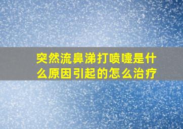 突然流鼻涕打喷嚏是什么原因引起的怎么治疗