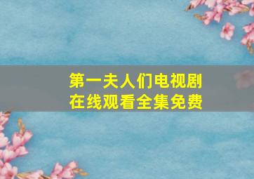 第一夫人们电视剧在线观看全集免费