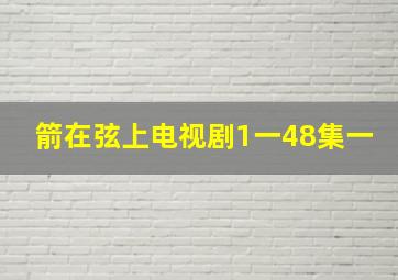 箭在弦上电视剧1一48集一