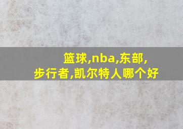 篮球,nba,东部,步行者,凯尔特人哪个好