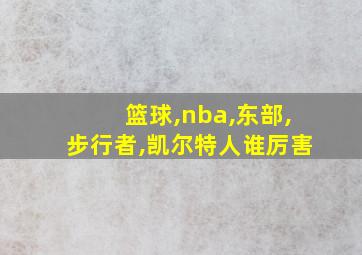 篮球,nba,东部,步行者,凯尔特人谁厉害