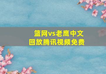 篮网vs老鹰中文回放腾讯视频免费