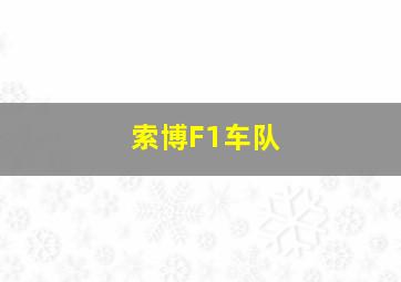 索博F1车队