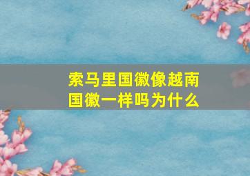 索马里国徽像越南国徽一样吗为什么