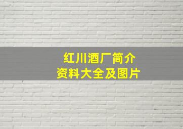 红川酒厂简介资料大全及图片