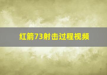 红箭73射击过程视频