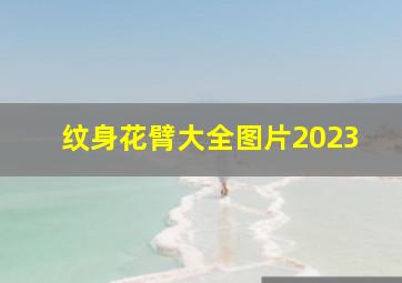 纹身花臂大全图片2023