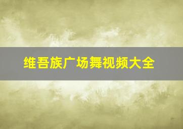 维吾族广场舞视频大全