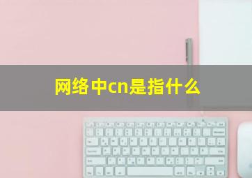 网络中cn是指什么