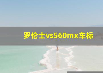 罗伦士vs560mx车标