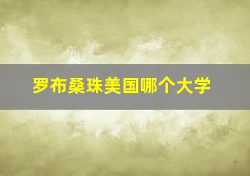 罗布桑珠美国哪个大学