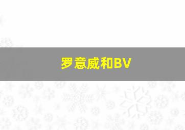 罗意威和BV