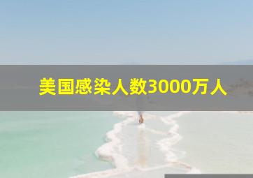 美国感染人数3000万人