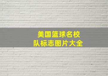 美国篮球名校队标志图片大全