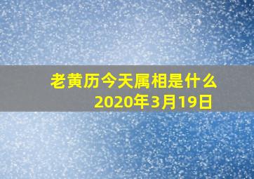 老黄历今天属相是什么2020年3月19日