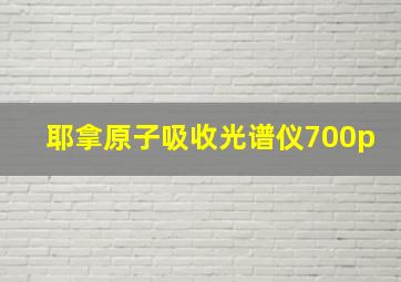 耶拿原子吸收光谱仪700p