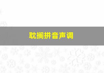 耽搁拼音声调