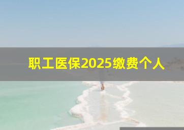 职工医保2025缴费个人