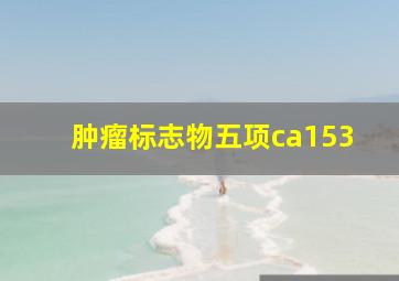 肿瘤标志物五项ca153