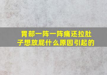 胃部一阵一阵痛还拉肚子想放屁什么原因引起的