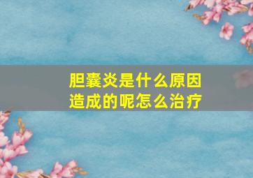 胆囊炎是什么原因造成的呢怎么治疗