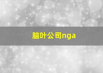 脑叶公司nga