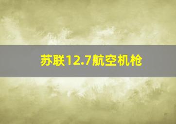 苏联12.7航空机枪