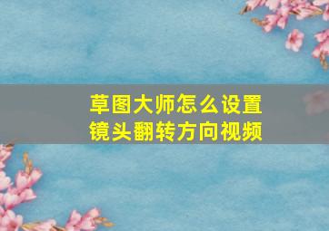 草图大师怎么设置镜头翻转方向视频