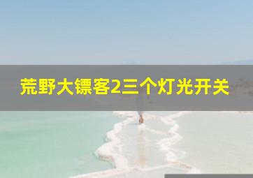 荒野大镖客2三个灯光开关